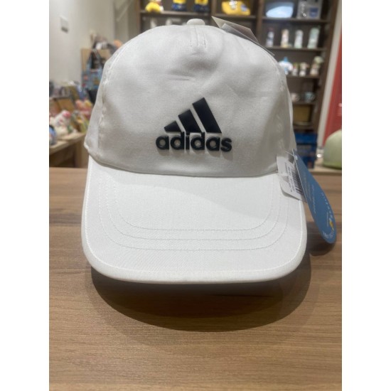 adidas logo標誌棒球帽 白色款