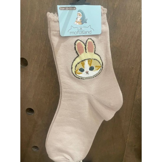 貓福珊迪 可愛圖案 襪子 兔子款