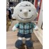 Snoopy  查理布朗 薄荷條紋絨毛玩偶娃娃 M號 