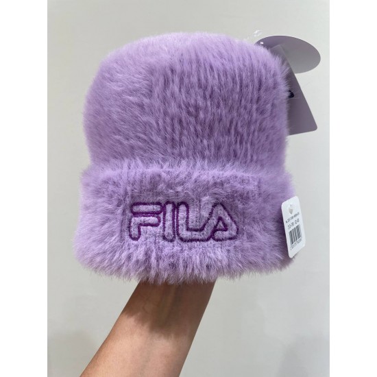FILA 秋冬 中性 毛帽 紫色