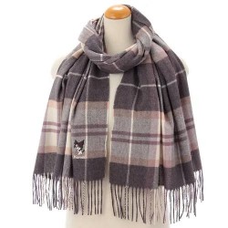 三麗鷗 經典格紋 圍巾 酷洛米款